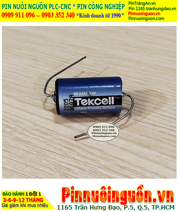 Tekcell SB-AA02 (trục thép hàn) _Pin nuôi nguồn PLC Tekcell SB-AA02 lithium 3.6v 1/2AA 1200mAh (Hàn Quốc)