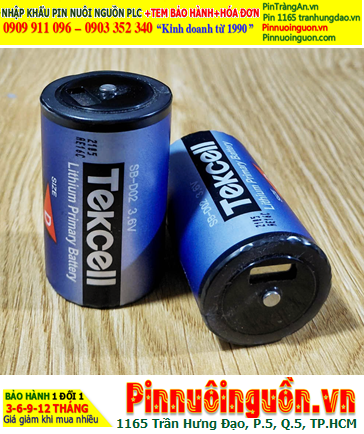 Pin Tekcell SB-D02; Pin nuôi nguồn PLC Tekcell SB-D02 lithium 3.6v D 19000mAh _Xuất xứ Hàn Quốc