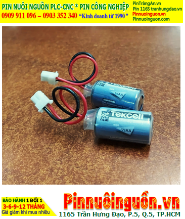 Tekcell SB-AA02; Pin nuôi nguồn PLC Tekcell SB-AA02 lithium 3.6v 1/2AA 1200mAh _Xuất xứ Hàn Quốc