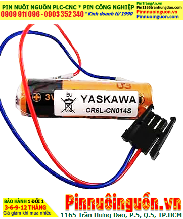 Yaskawa CR6.L-CN14S; Pin nuôi nguồn PLC Yaskawa CR6L-CN14S lithium 3v AA2300mAh _Made in Japan