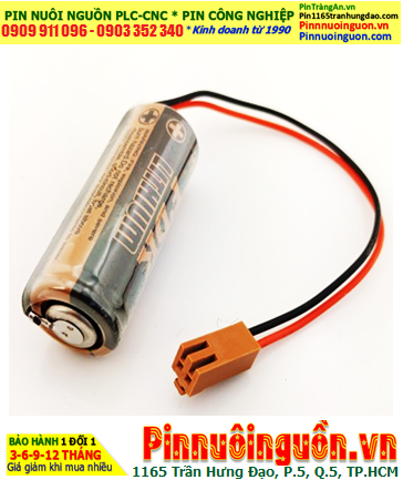 FUJI CR8.LHC (Zắc NÂU); Pin nuôi nguồn TOTO lithium 3v 4/5A 2600mAh chính hãng /Xuất xứ NHẬT