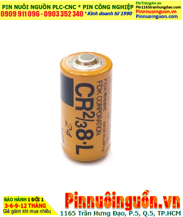 FUJI CR2/3 8.L; Pin nuôi nguồn PLC FUJI CR2/3 8.L lithium 3v 2/3A 1900mAh, Xuất xứ NHẬT