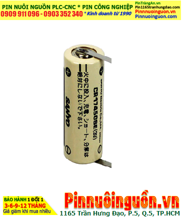 FDK CR17450SE ; Pin nuôi nguồn PLC FDK CR17450SE lithium 3v 4/5A 2500mAh chính hãng, Xuất xứ NHẬT