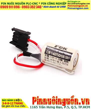 FDK CR14250SE; Pin nuôi nguồn PLC FDK CR14250SE 1/2AA 850mAh chính hãng, Xuất xứ NHẬT