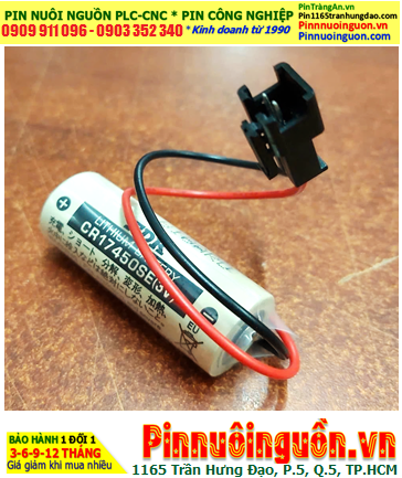 FDK CR17450SE (Zắc đen); Pin nuôi nguồn FDK CR17450SE lithium 3v 4/5A 2500mAh, Xuất xứ NHẬT