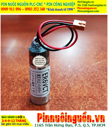 Pin OMRON ER6VCT, Pin nuôi nguồn PLC OMRON ER6VCT lithium 3.6v 2000mAh chính hãng /Xuất xứ NHẬT