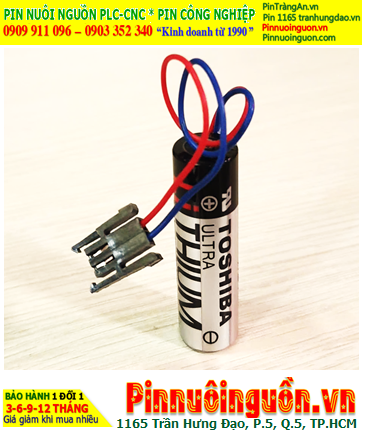 Toshiba ER6V; Pin nuôi nguồn PLC Toshiba ER6V lithium 3.6v AA 2000mAh chính hãng _Xuất xứ Nhật