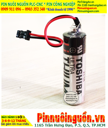 Toshiba ER6V; Pin nuôi nguồn Toshiba ER6V lithium 3.6v AA 2000mAh (Zắc nâu nhỏ) _Xuất xứ Nhật