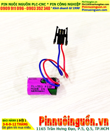 Tadiran SL-350 (Zắc Mitsu); Pin nuôi nguồn PLC Tadiran SL-350 lithium 3.6v 1/2AA 1200mAh chính hãng