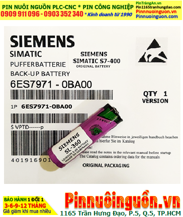 Siemens SL-360; Pin nuôi nguồn Siemens SL-360 lithium 3.6v AA 2400mAh chính hãng _Xuất xứ Đức