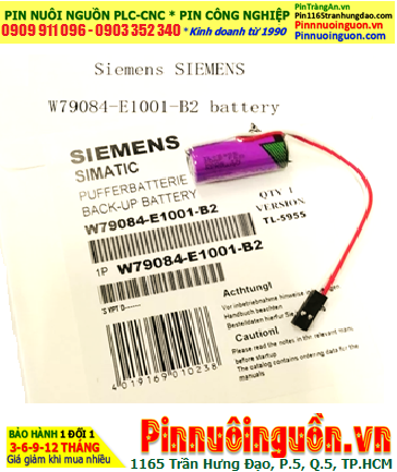 SIEMENS W79084-E1001-B2, Pin nuôi nguồn SIEMENS W79084-E1001-B2 lithium 3.6v chính hãng