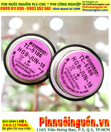 Pin Tadiran TL-5186; Pin nuôi nguồn Tadiran TL-5186 Lithium 3.6V 400mAh chính hãng _Xuất xứ Israel