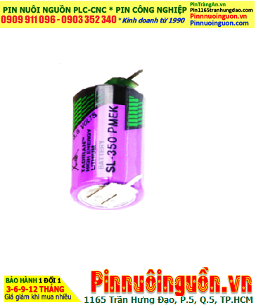 Pin Tadiran SL-350; Pin nuôi nguồn PLC Tadiran SL-350 lithium 3.6v 1/2AA 1200mAh _Made in Israel
