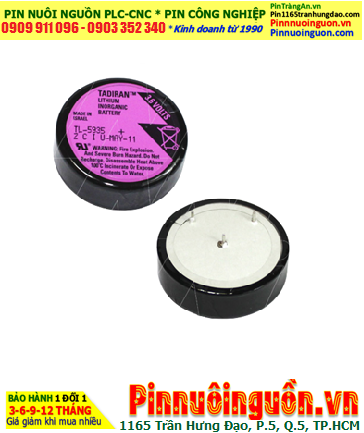 Pin Tadiran TL-5935; Pin nuôi nguồn Tadiran TL-5935 Lithium 3.6V 1/6D 1500mAh _Xuất xứ Israel