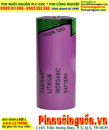 Pin Tadiran TL-5937; Pin nuôi nguồn Tadiran TL-5937 lithium 3.6V DD 35000mAh  _Xuất xứ Israel