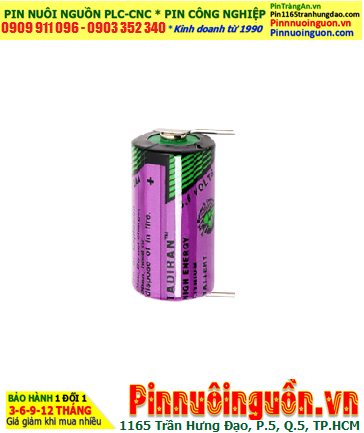 Pin Tadiran TL-5101: Pin nuôi nguồn Tadiran TL-5101 lithium 3.6v 1/2AA 950mAh _Xuất xứ Israel