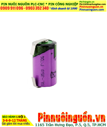 Tadiran SL-550; Pin nuôi nguồn Tadiran SL-550 lithium 3.6v 1/2AA 900mAh chịu nhiệt cao đến 130°C