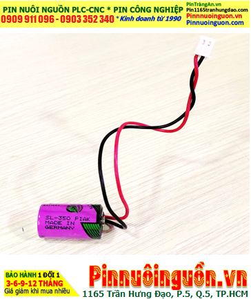 Tadiran SL-350 (Zắc PH2.54); Pin nuôi nguồn PLC Tadiran SL-350 lithium 3.6v 1/2AA 1200mAh chính hãng