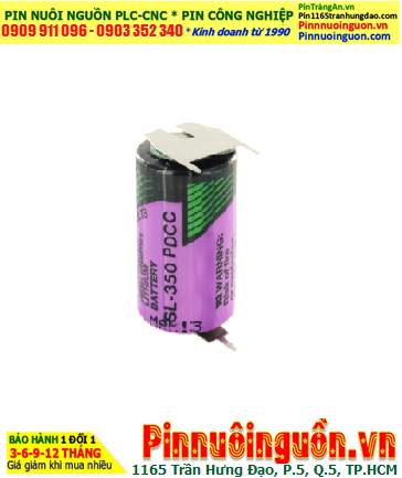 Tadiran SL-750; Pin nuôi nguồn PLC Tadiran SL-750 lithium 3.6v 1/2AA 1100mAh _Xuất xứ Israel