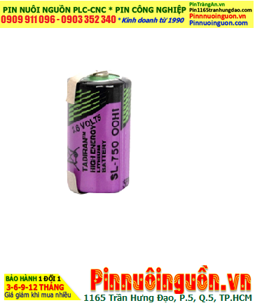Tadiran SL-750; Pin nuôi nguồn PLC Tadiran SL-750 lithium 3.6v 1/2AA 1100mAh _Xuất xứ Israel