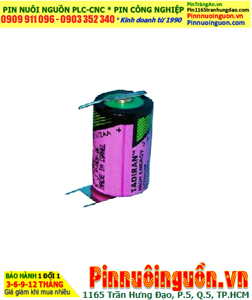 Tadiran TL-2150; Pin nuôi nguồn PLC Tadiran TL-2150 lithium 3.6v 1/2AA 1000mAh _Xuất xứ Israel