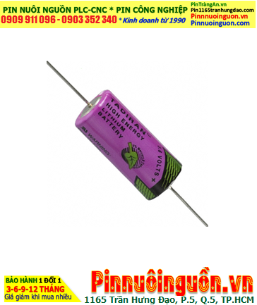 Tadiran TL-5955 (trục thép 2 chấu hàn); Pin nuôi nguồn Tadiran TL-5955 lithium 3.6v 2/3AA 1650mAh _Xuất xứ Israel