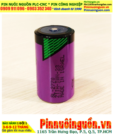 Pin Tadiran SL-2770; Pin nuôi nguồn Tadiran SL-2770 lithium 3.6v  chính hãng _Xuất xứ Israel