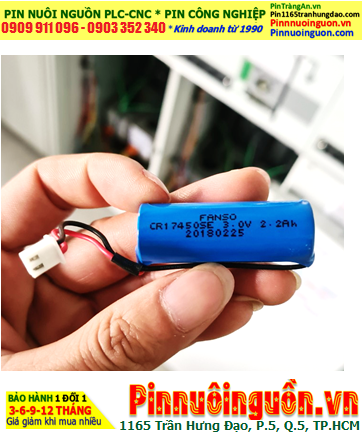 FANSO CR17450E (Zắc PH2.54); Pin nuôi nguồn FANSO CR17450E lithium 3v 2200mAh chính hãng