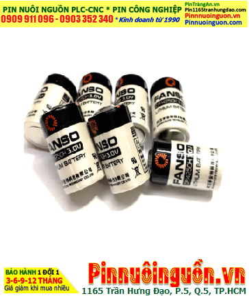 FANSO CR14250; Pin nuôi nguồn PLC FANSO CR14250H lithium 3v 1/2AA 950mAh