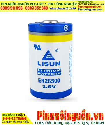 Lisun ER26500; Pin nuôi nguồn Lisun ER26500 lithium 3.6v C 9000mAh chính hãng