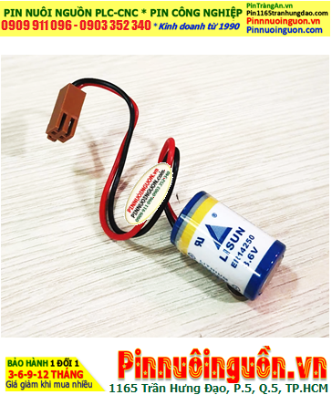 Lisun ER14250 (JEA 2.54-2P); Pin nuôi nguồn Lisun ER14250 lithium 3.6v 1/2AA 1200mAh chính hãng
