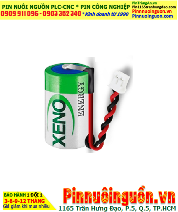 XENO XLP-050F; Pin nuôi nguồn XENO XLP-050F lithium 3.6v 1/2AA 1200mAh _Xuất xứ Hàn Quốc