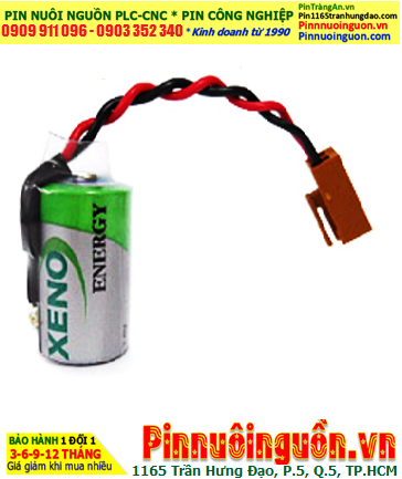 XENO XL-050F; Pin nuôi nguồn XENO XL-050F (ZẮC CẮM) 3.6v 1/2AA 1200mAh _Xuất xứ Hàn Quốc