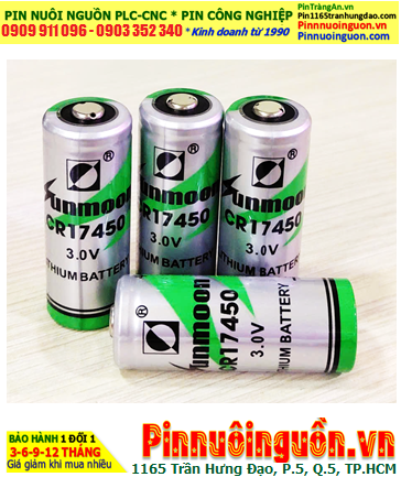 Pin Sunmoon CR17450M, Pin nuôi nguồn PLC Sunmoon CR17450M lithium 3v 2400mAh chính hãng
