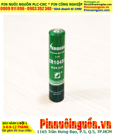 Sunmoon ER10450, Pin nuôi nguồn PLC Sunmoon ER10450 lithium 3.6V 800mAh chính hãng