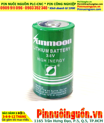 Sunmoon ER26500; Pin nuôi nguồn PLC Sunmoon ER26500 lithium 3.6v C 8500mAh chính hãng
