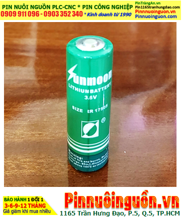 Sunmoon ER17505; Pin nuôi nguồn Sunmoon ER17505 ER17505 LI/SOCl₂ BOBBIN 3.6v 3600mAh