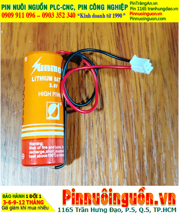 Pin ER18505M _Pin Sunmoon ER18505M; Pin nuôi nguồn Sunmoon ER18505M lithium 3.6v 3200mAh chính hãng