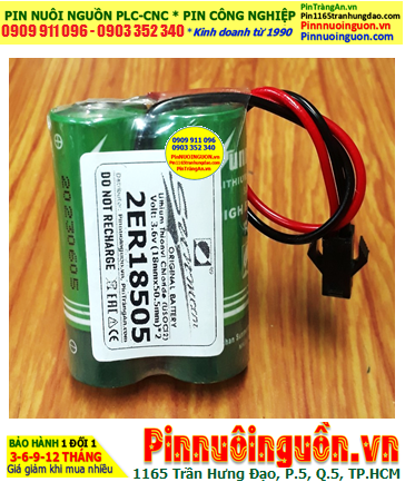 Sunmoon 2ER18505 (2 viên ghép đôi), Pin nuôi nguồn PLC Sunmoon 2ER18505 lithium 3.6v 8000mAh