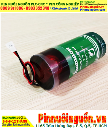 Sunmoon ER34615-1HPC1520, Pin nuôi nguồn PLC Sunmoon ER34615 đã kết nối 01 viên pin Sunmoon HPC1520