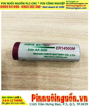 FORTE ER14505M, Pin nuôi nguồn PLC FORTE ER14505M lithium Li-SOCl2 3.6v 2400mAh chính hãng