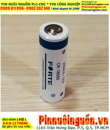 FORTE CR18505, Pin nuôi nguồn PLC FORTE CR18505 Lithium Manganese Dioxide 3v 2500mAh chính hãng