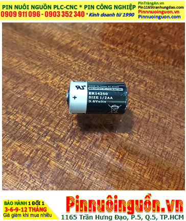 EEMB ER14250, Pin nuôi nguồn PLC EEMB ER14250 lithium 3.6v 1/2AA 1200mAh chính hãng