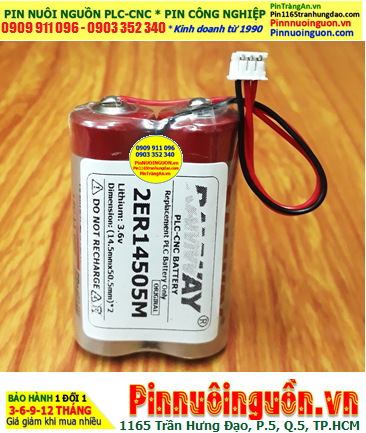 RAMWAY 2ER14505M (2 viên ghép đôi); Pin nuôi nguồn RAMWAY ER14505M AA 2200mAh lithium 3.6v