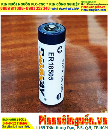 RAMWAY ER18505; Pin nuôi nguồn PLC RAMWAY ER18505 lithium 3.6v 4000mAh chính hãng