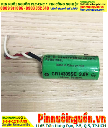 Pin HCB CR14335SE, Pin nuôi nguồn PLC HCB CR14335SE lithium 3V 2/3AA chính hãng