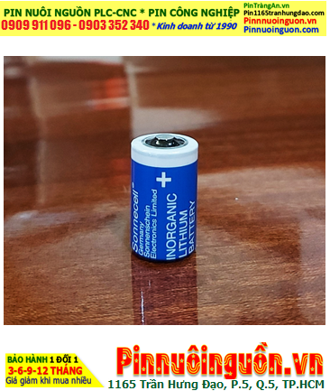 Sonnecell SL-750, Pin nuôi nguồn PLC Sonnecell SL-750 lithium 3.6v 1/2AA 1100mAh _Xuất xứ Đức