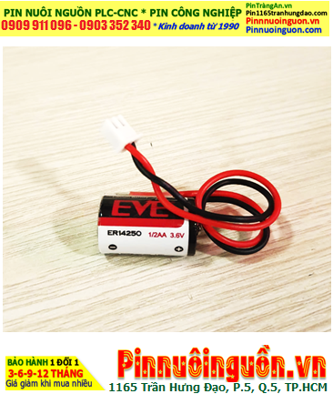 EVE ER14250 (ZẮC CẮM); Pin lập trình KTS DELTA EVE ER14250 lithium 3.6v 1/2AA 1200mAh chính hãng