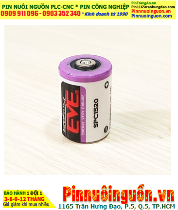 EVE SPC1520, Pin tụ điện siêu xung EVE Super Pulse Lithium SPC1520 Ion Lithium chính hãng