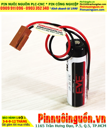 EVE ER14505 (nâu JEA 2.54-2P); Pin nuôi nguồn EVE ER14505 lithium 3.6v AA 2600mAh chính hãng